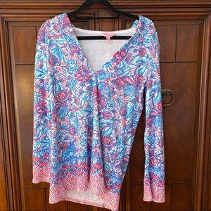 Lilly pulitzer cover up hoodie